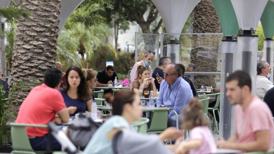 La terraza del García Sanabria.