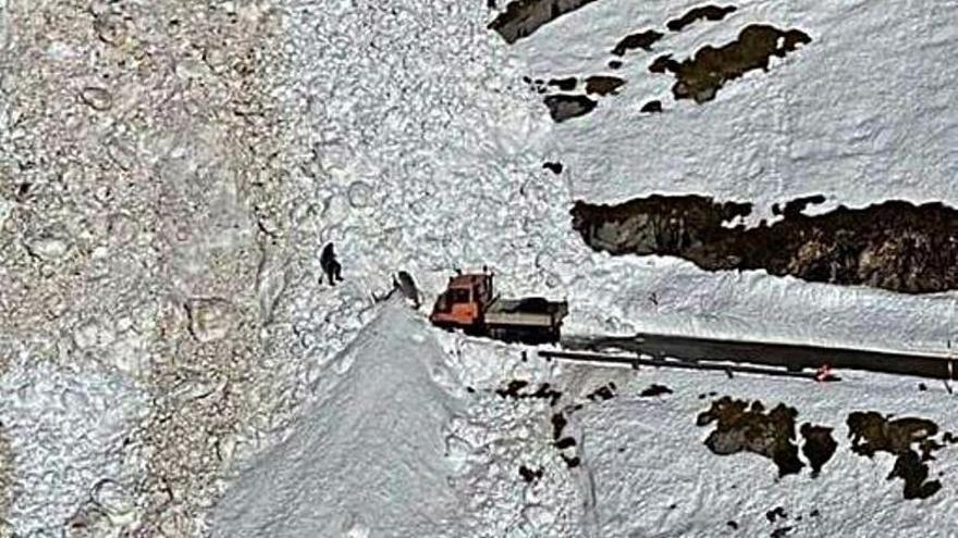 Provocar aludes desde un helicóptero, medida para evitar tragedias con la nieve en Asturias