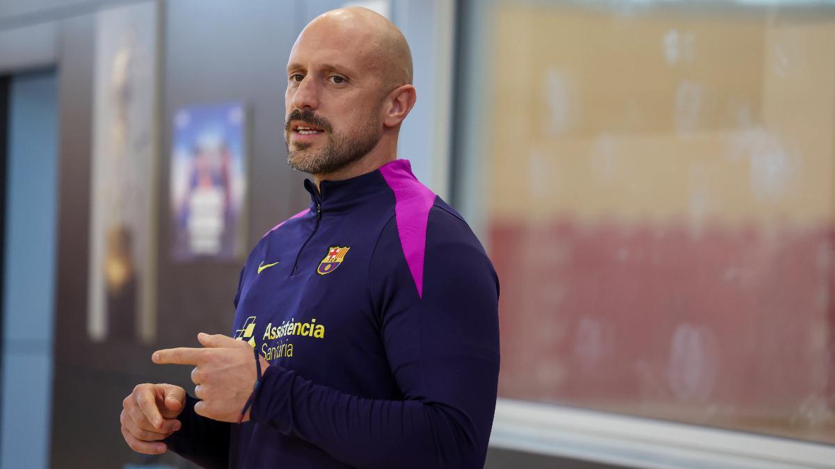 'Tino' Igropulo, este miércoles en la Ciutat Esportiva