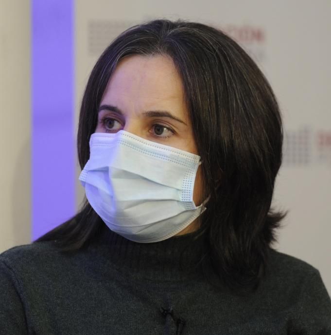 Mónica Brey, produtora de sidra.