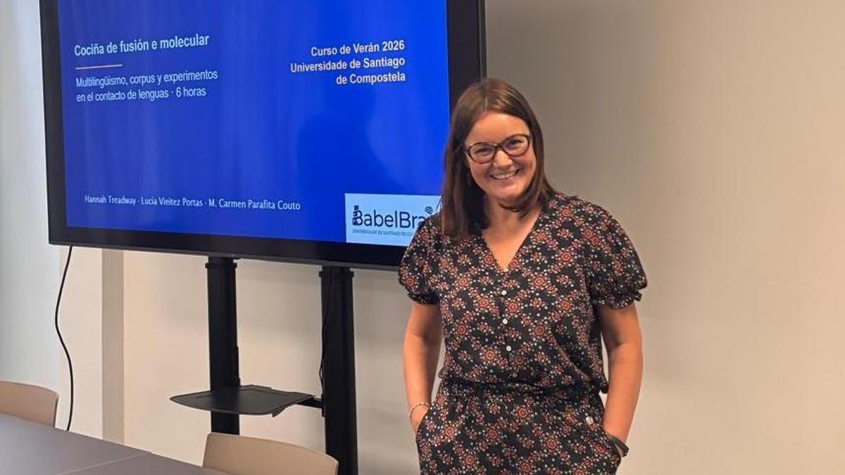 Carmen Parafita, investigadora da USC impulsora de 'Dálle á Lingua'