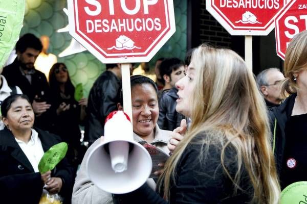 Protesta de Stop Desahucios