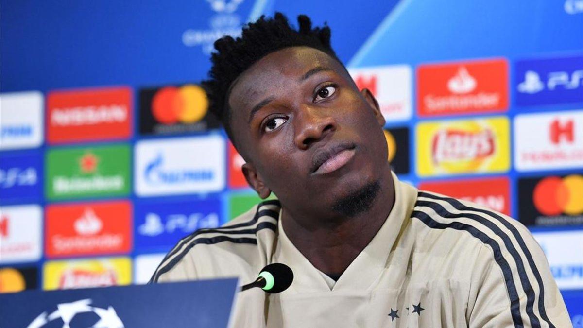 Onana se mostró confiado en las opciones del Ajax ante la Juventus