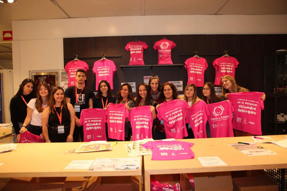 Recogida de dorsales Carrera de la Mujer. Sábado por la tarde