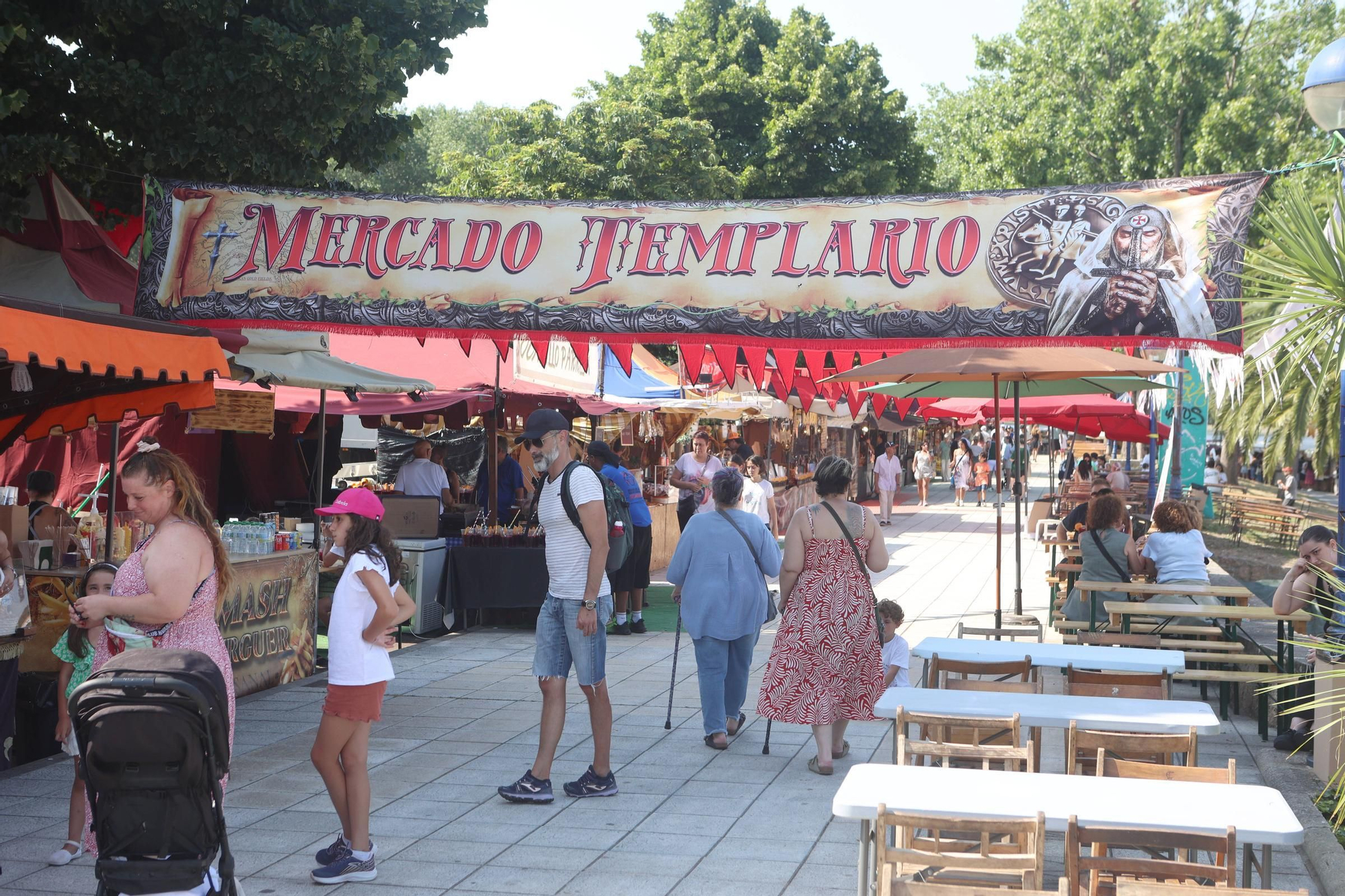Mercado templario en O Burgo