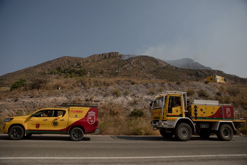 El incendio de las Cuestas del Cedacero, en imágenes
