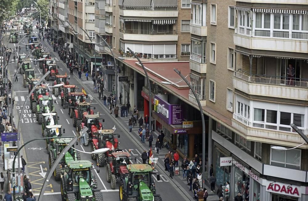 Así ha sido la manifestación de los agricultores en Murcia (II)