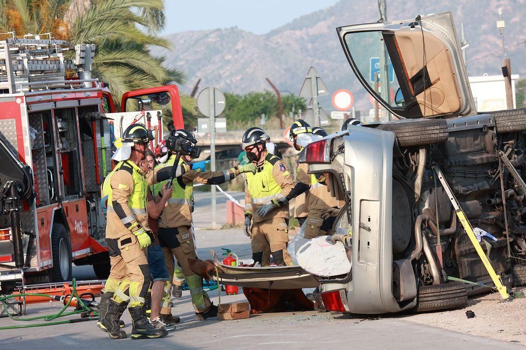 Así ha sido el simulacro de Emergencias con una treintena de víctimas en Murcia