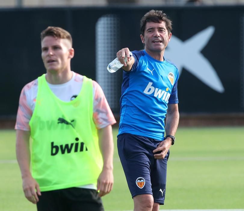 Primer entrenamiento de Marcelino García con el Valencia CF 19/20