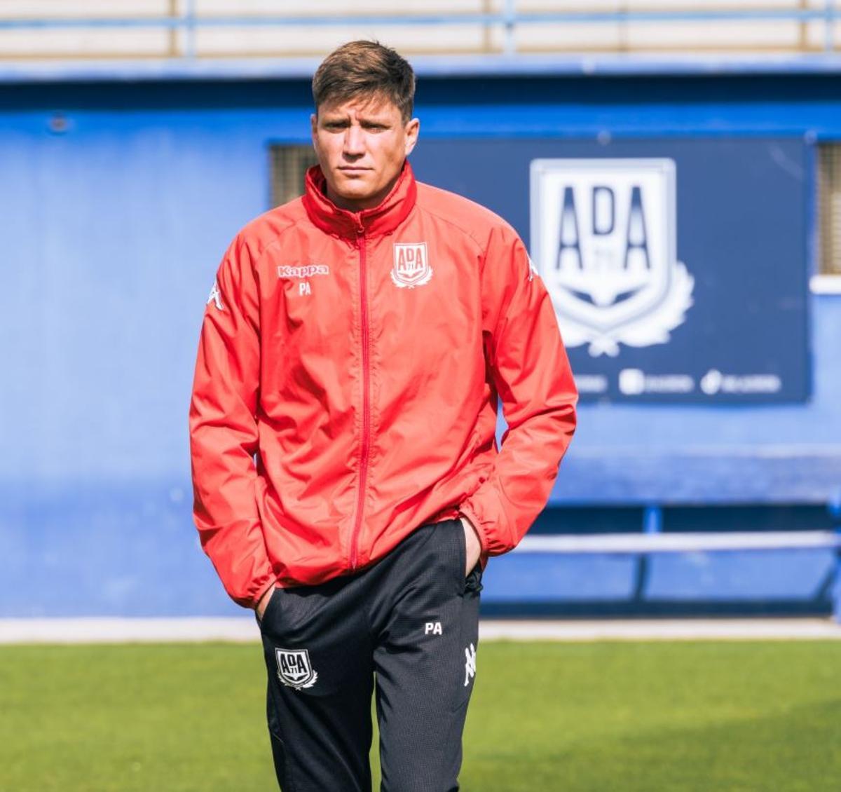 Pablo Álverez, en su etapa en el Alcorcón