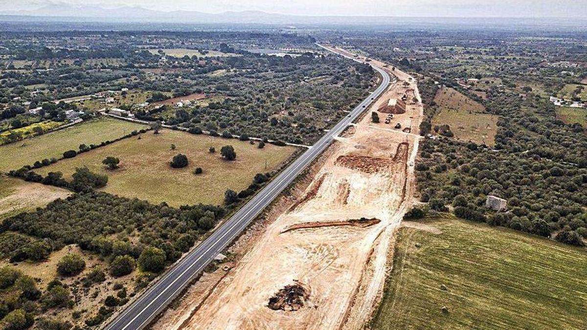 El Consell pagará 1,3 millones más por las obras de la autopista de Llucmajor