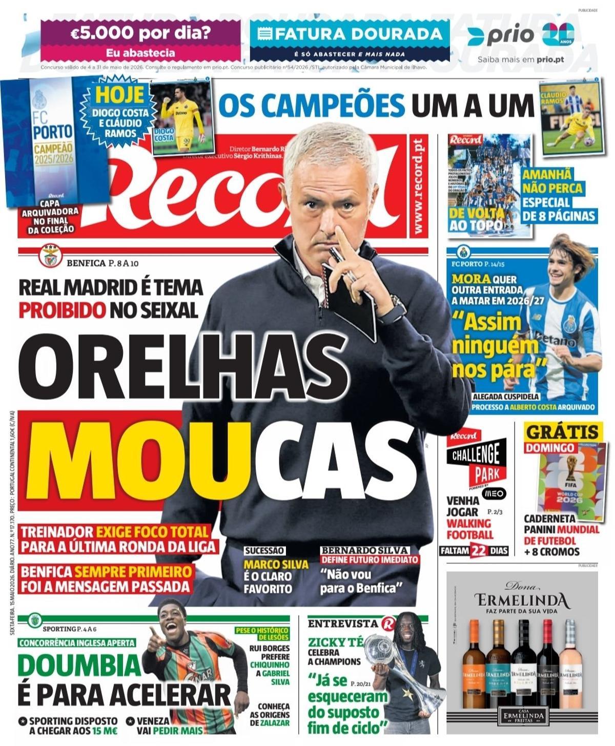 El incendio con Mbappé, en las portadas de hoy