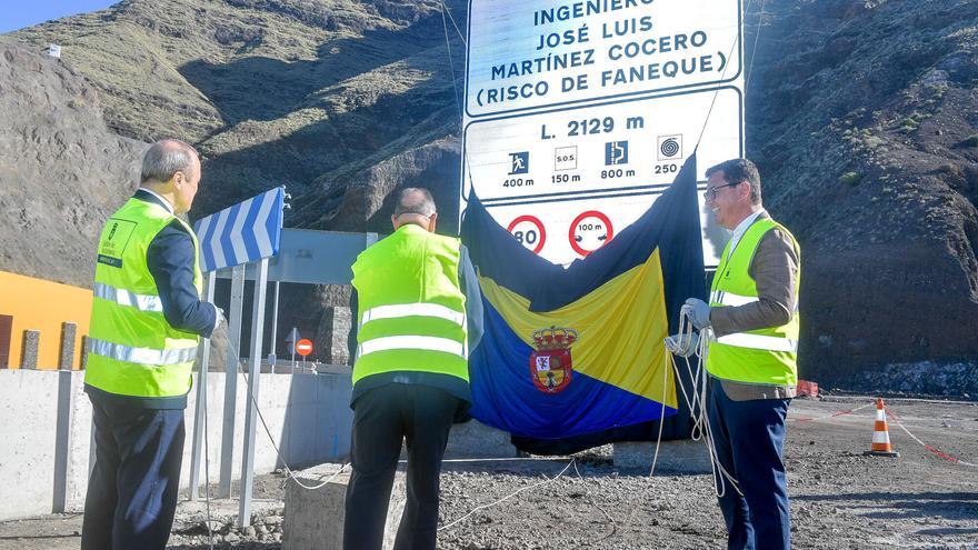 El túnel del Risco de Faneque pasa a denominarse Ingeniero José Luis Martínez Cocero