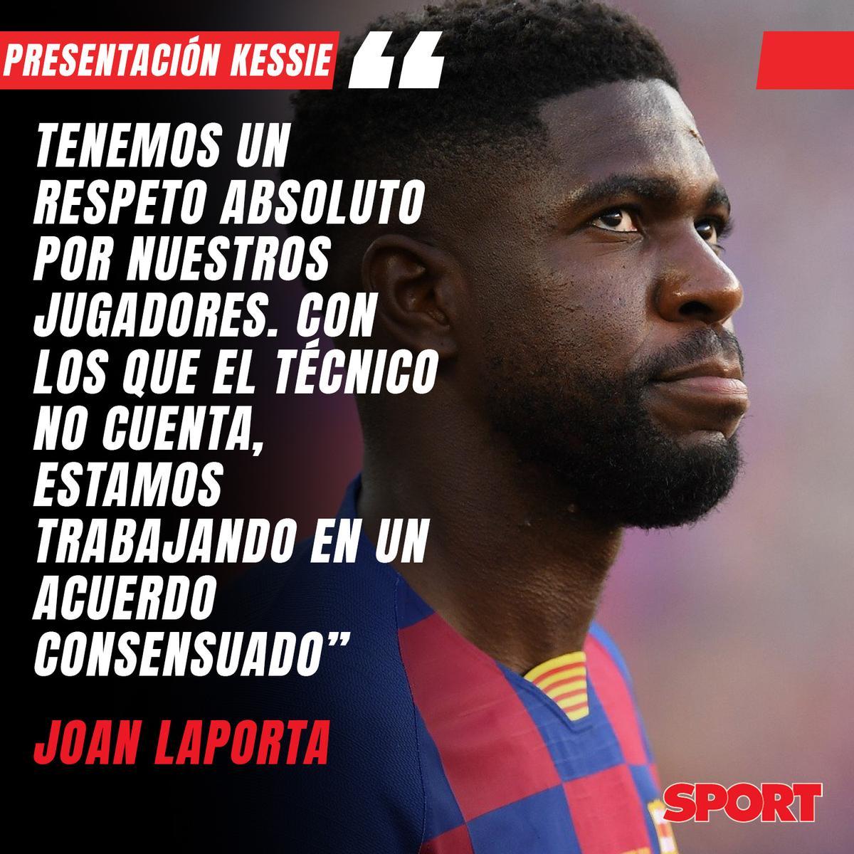 El presidente del Barça, Joan Laporta, explicó en qué punto se encuentran las salidas de futbolistas de la plantilla azulgrana El presidente del Barça, Joan Laporta, explicó en qué punto se encuentran las salidas de futbolistas de la plantilla azulgrana