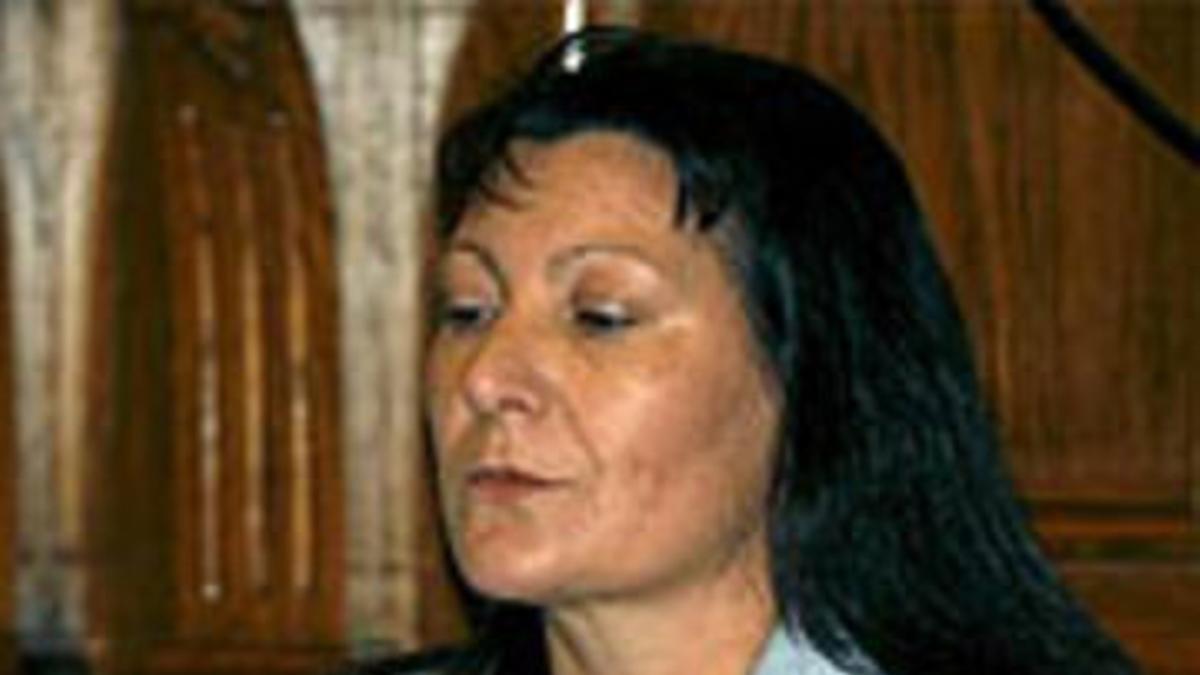 Remedios Sánchez, durante el juicio.