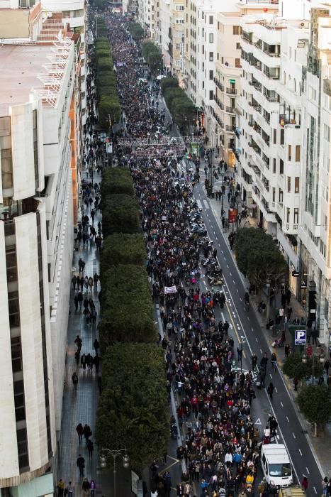 Manifestación del Día de la Mujer en València