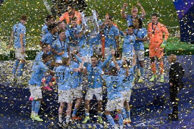 Las mejores imágenes de la final de la Champions entre City e Inter