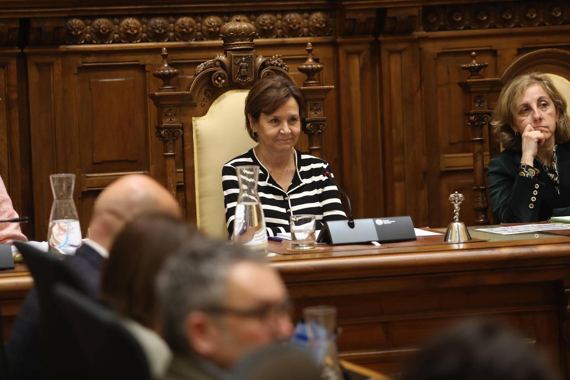 El Pleno municipal de enero en Gijón, en imágenes