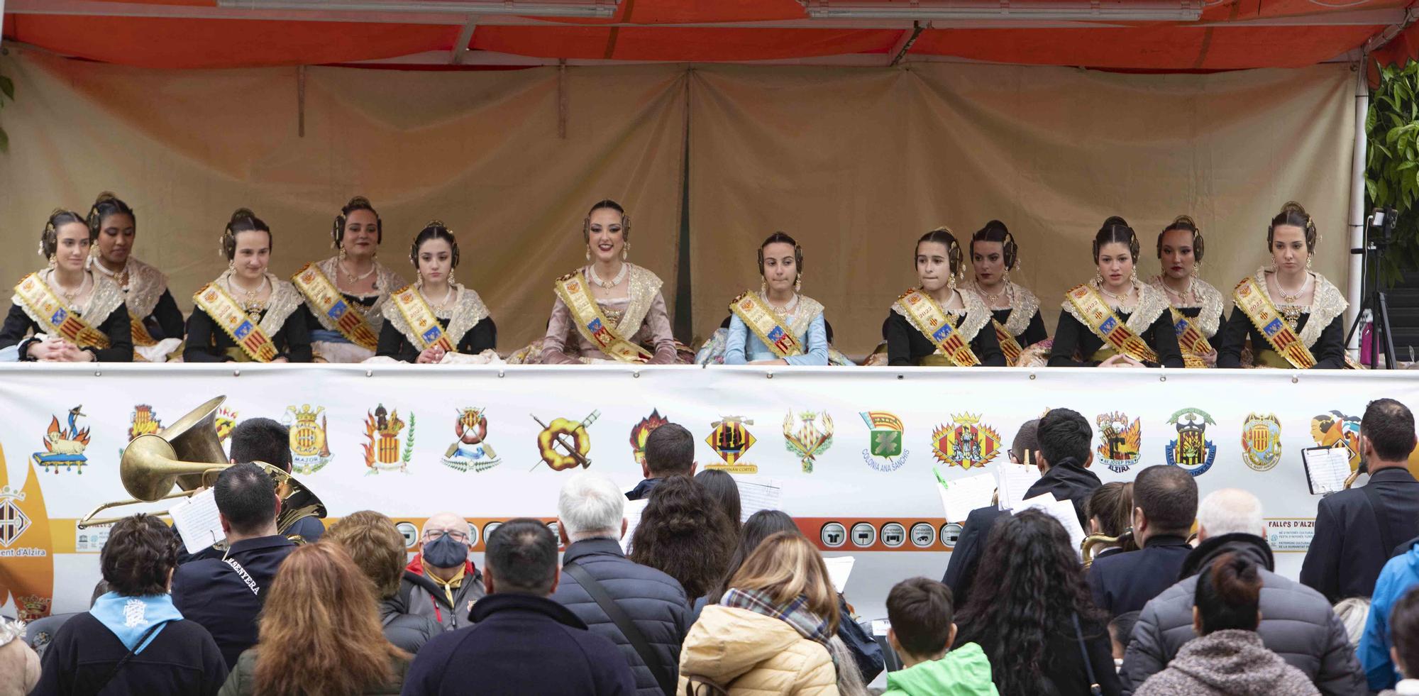 Los tradicionales pasodobles falleros vuelven a las calles de Alzira