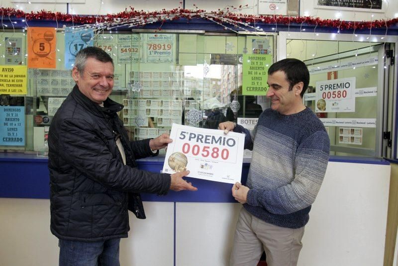 Lotería de Navidad 51.244 premiado en Zaragoza