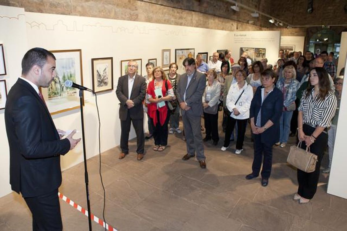 L’alcalde de Terrassa, Jordi Ballart, inaugura l’exposició ’Terrassa inspira’, aquest divendres a la tarda. L’alcalde de Terrassa, Jordi Ballart, inaugura l’exposició ’Terrassa inspira’, aquest divendres a la tarda.