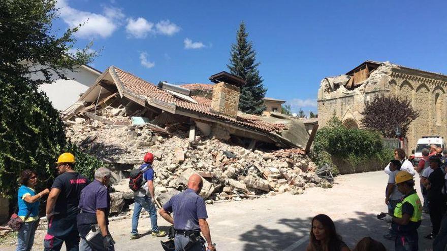 Amatrice, destrozado por el terremoto