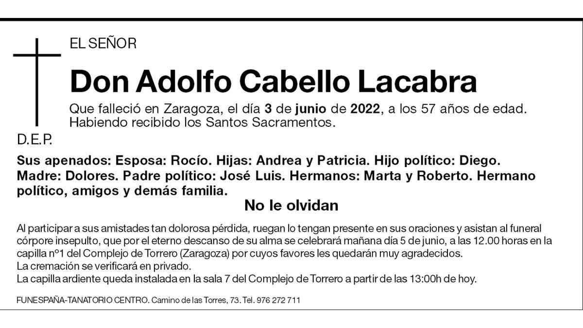 Adolfo Cabello Lacabra