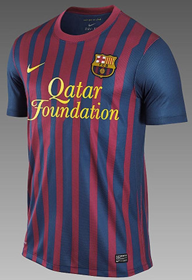 Desvelada la nueva camiseta del Barça con la publicidad de la Qatar Foundation