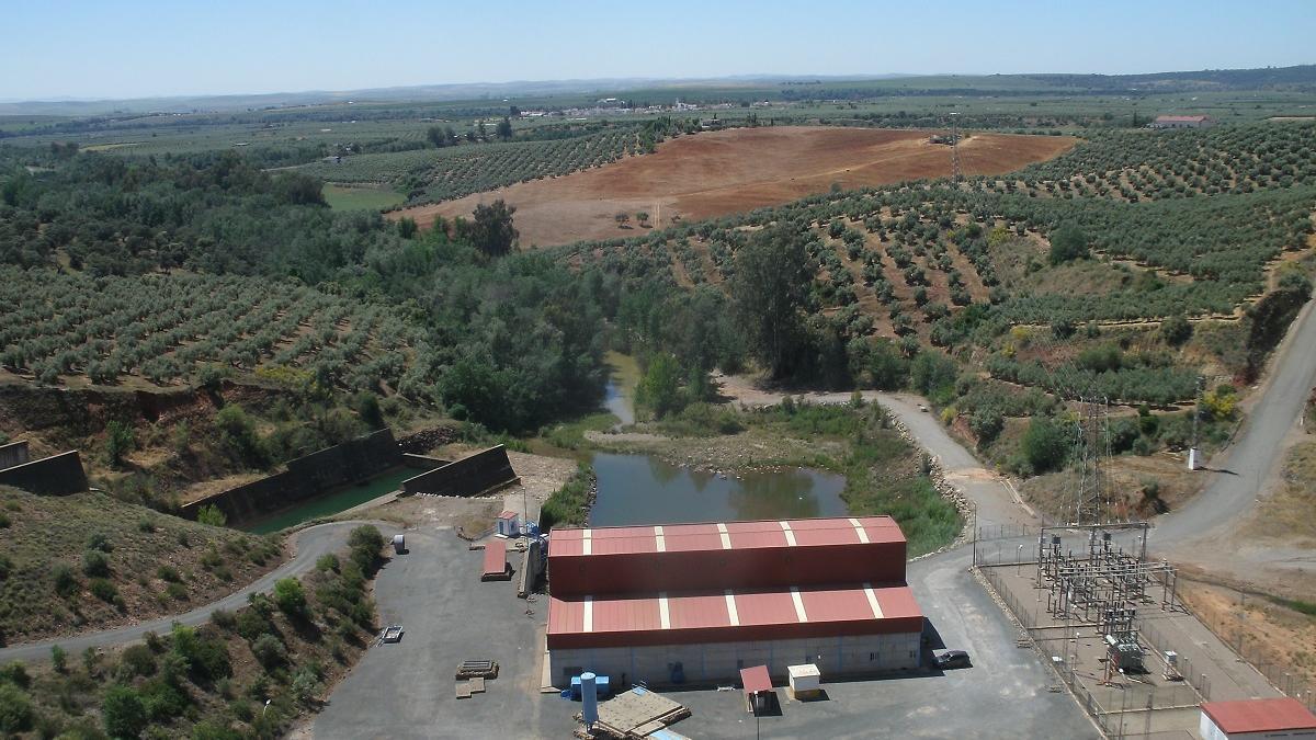 Estación de bombeo de la presa del Arenoso.