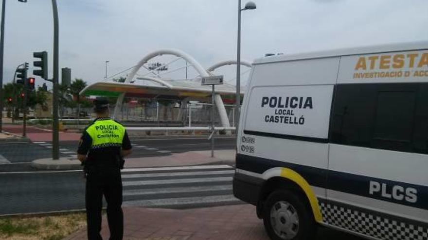 Un agente de la Policía Local de Castelló.