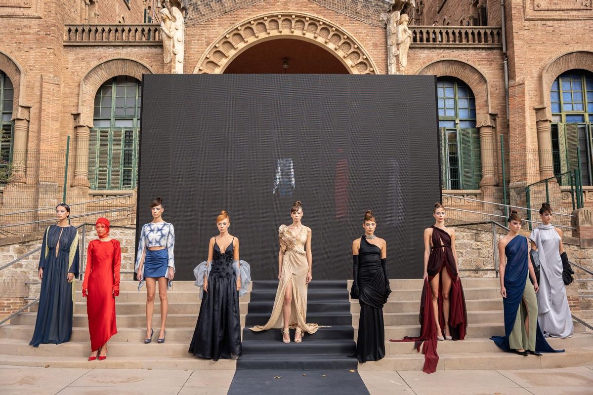 Los nuevos diseños finalistas de la beca de la fundación Halston, este marte en el recinto modernista de Sant Pau.
