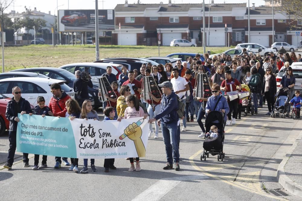 Jornada reivindicativa per defensar l''escola pública a la ciutat de Girona