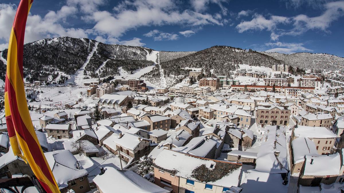 Les Angles se ha beneficiado de las recientes nevadas