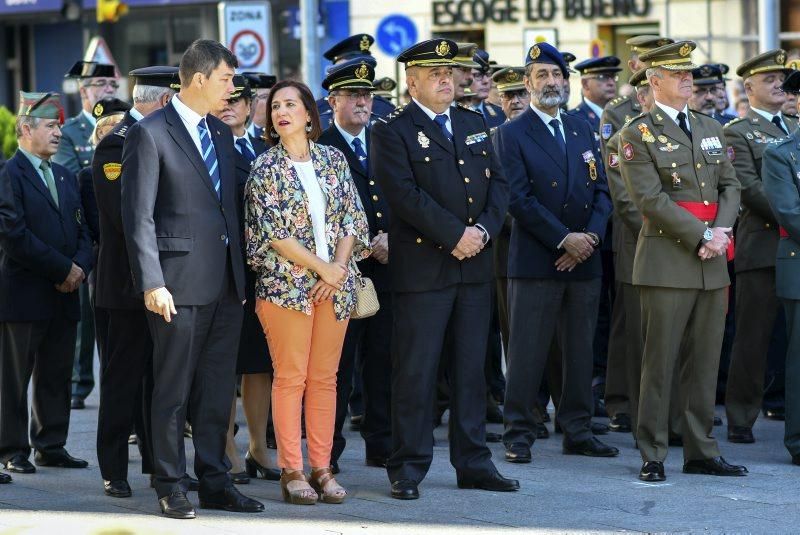 Izado de bandera por el Día de las Fuerzas Armadas