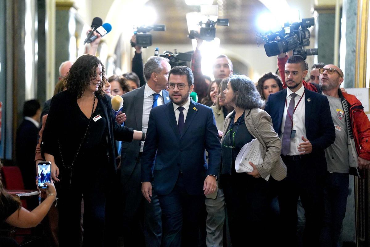 Aragonès defiende la amnistía en el Senado