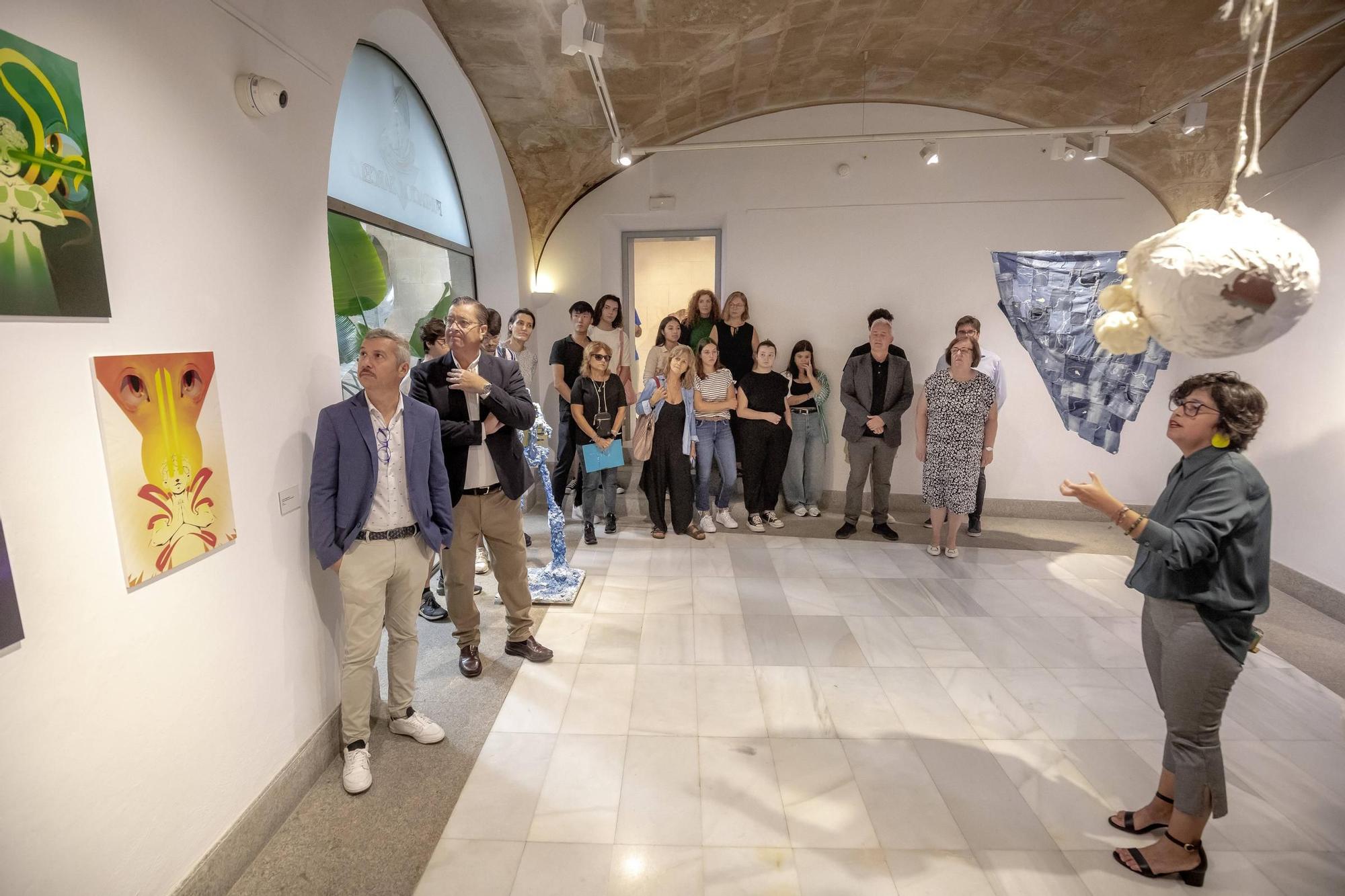 Los alumnos de Bellas Artes de Adema exponen en la Fundación Barceló por la Nit de l'Art
