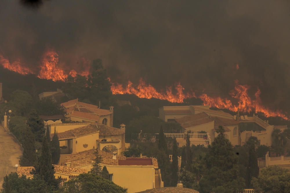 Incendio en Jávea