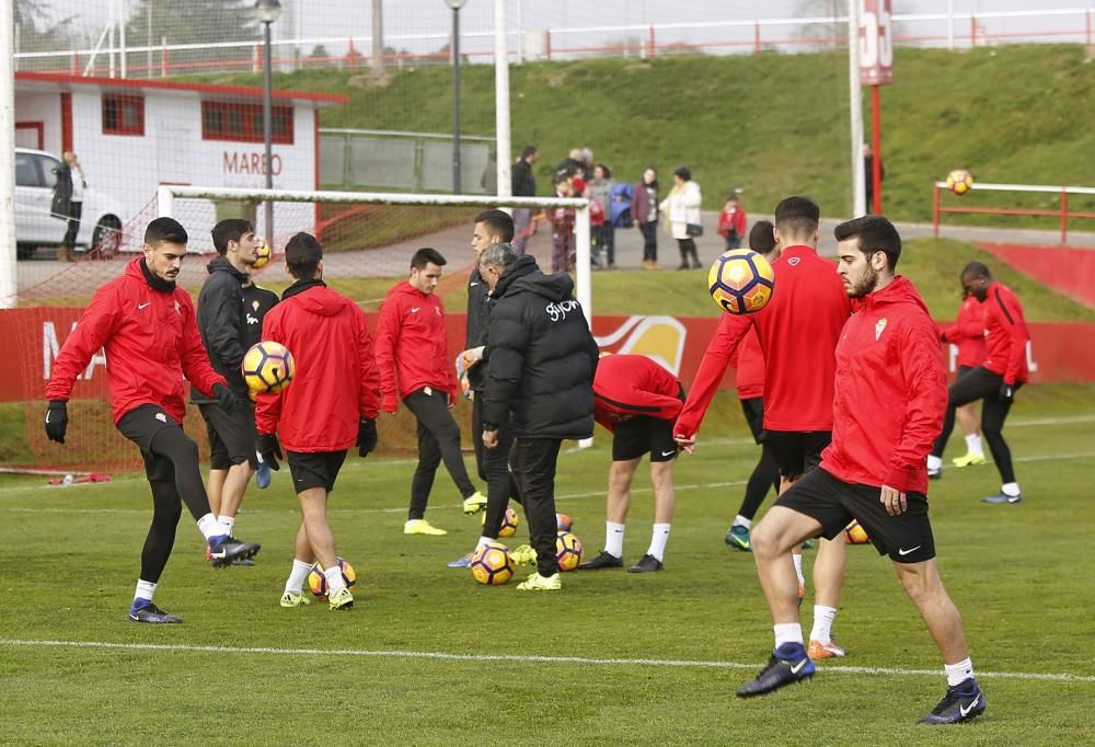 Entrenamiento del Sporting