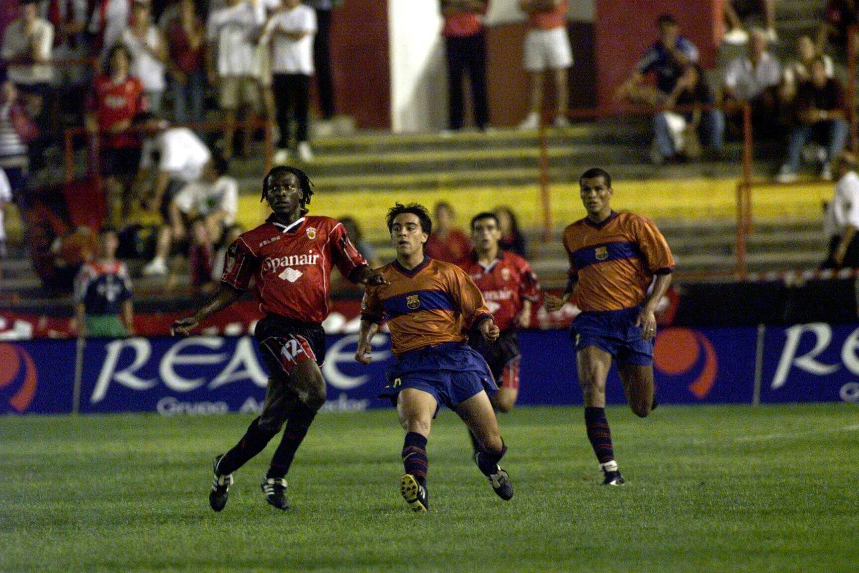 Xavi debutó un 18 de agosto de 1998 con el Barça en Mallorca