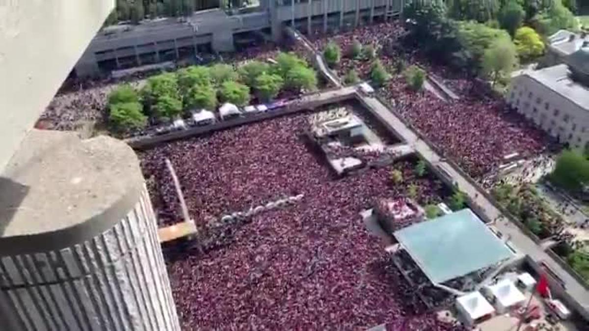 Dos estampidas y dos heridos de bala en la celebración de los Toronto Raptors