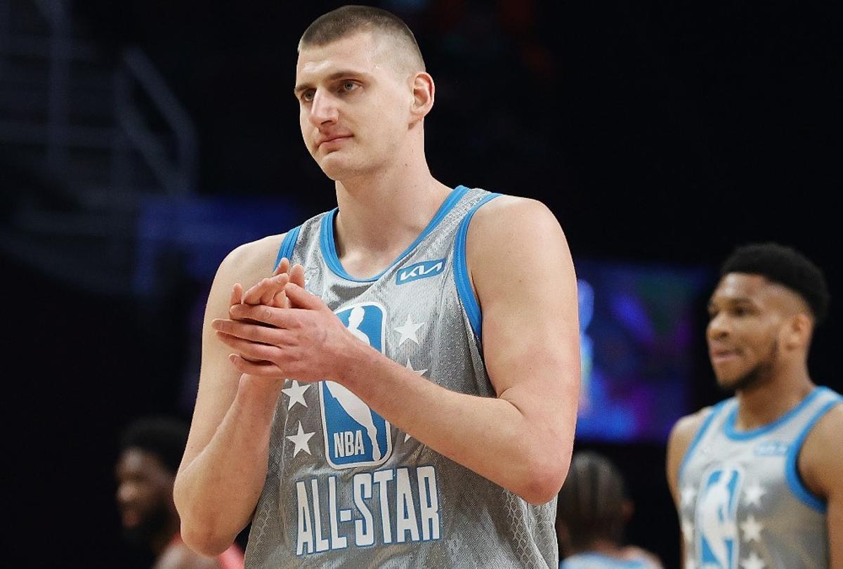 Nikola Jokic durante el partido del All-star 2022