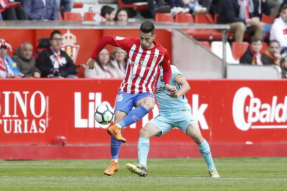 Sporting - Barclona B, en imágenes