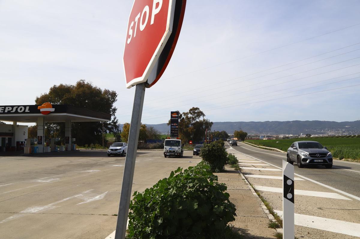 La carretera N-432, cerca de donde ha tenido lugar el accidente.