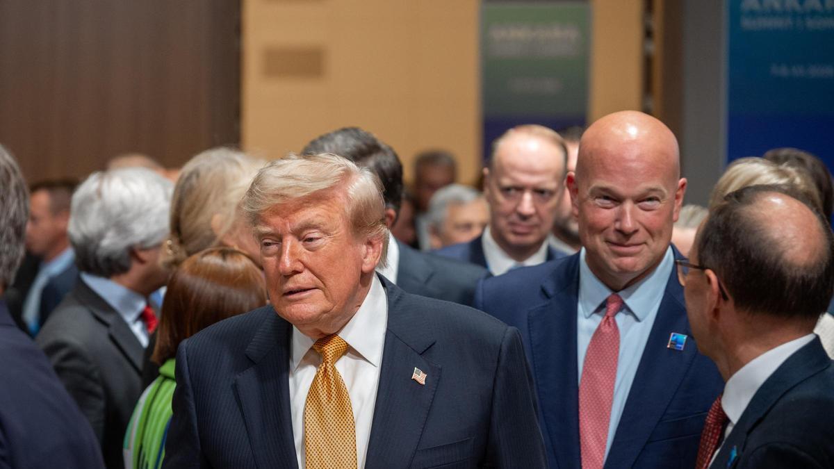 El president dels Estats Units, Donald Trump, a la cimera de l'OTAN a Ankara, el passat 8 de juliol.