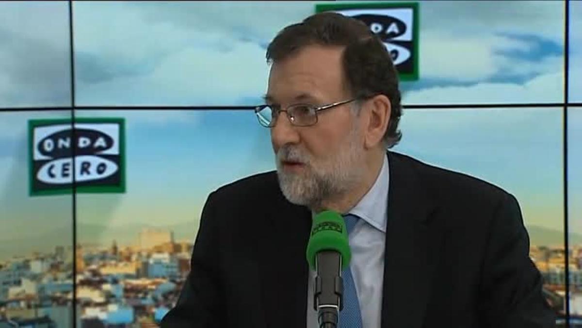 Mariano Rajoy afirma, en una entrevista a Onda Cero, que desconeixia que el PP ha demanat la nul·litat del judici del ’cas Gürtel’.