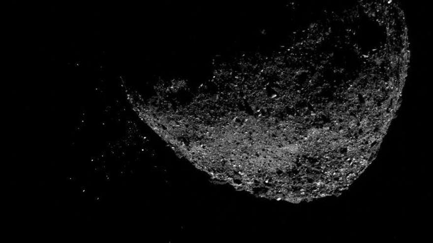 Imagen del asteroide Bennu.