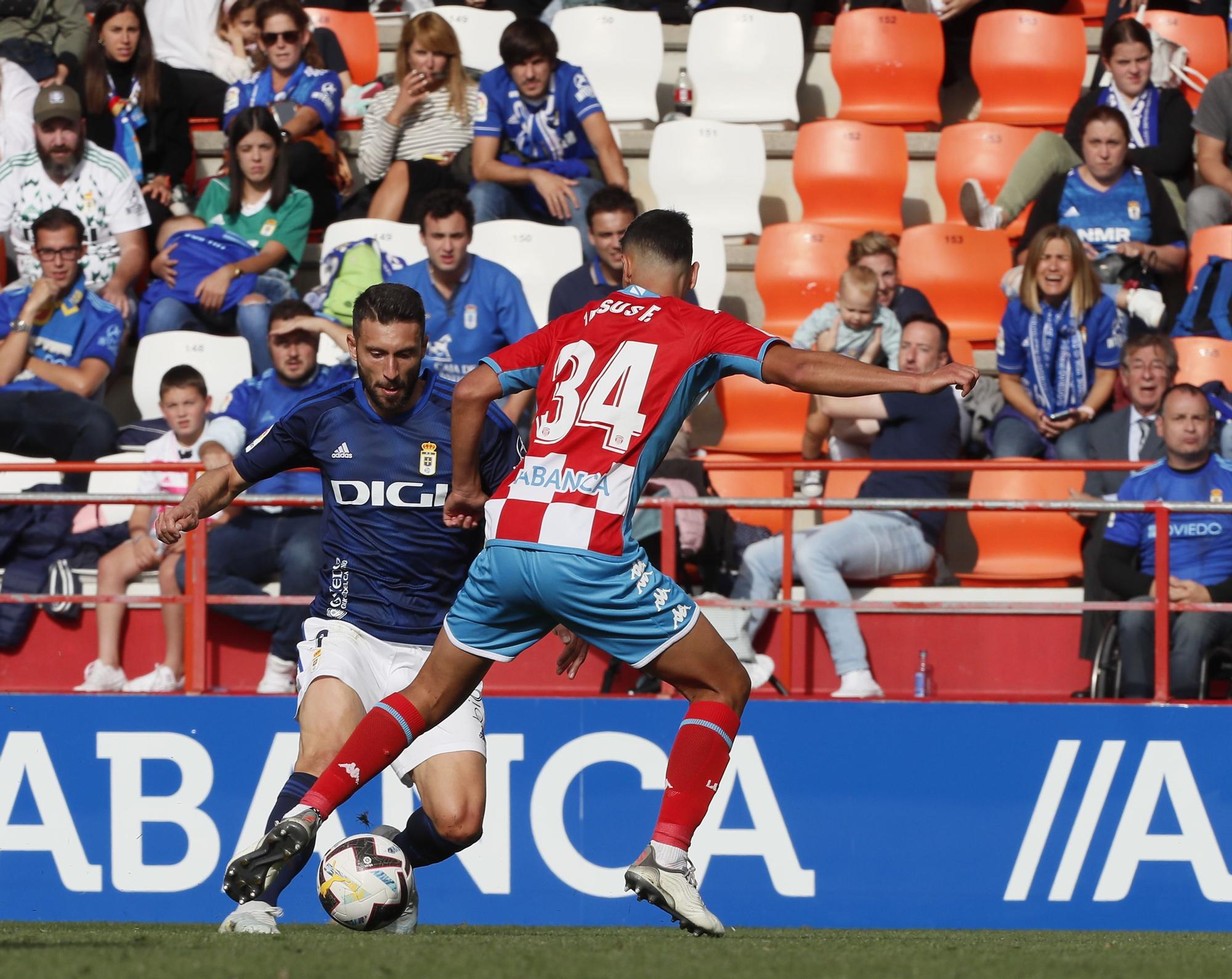EN IMÁGENES: Así fue el partido entre el Lugo y el Real Oviedo en el Anxo Carro