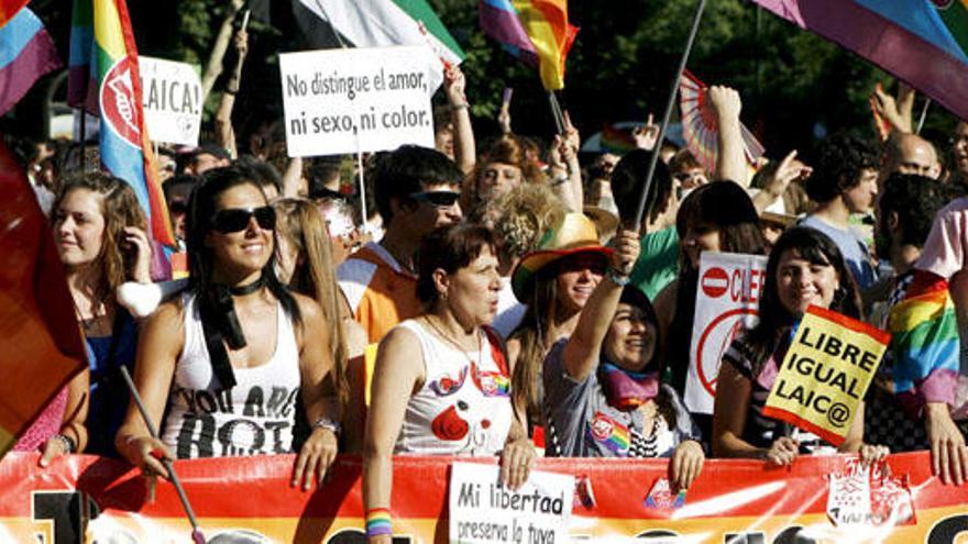 Manifestación en el Día del Orgullo Gay.