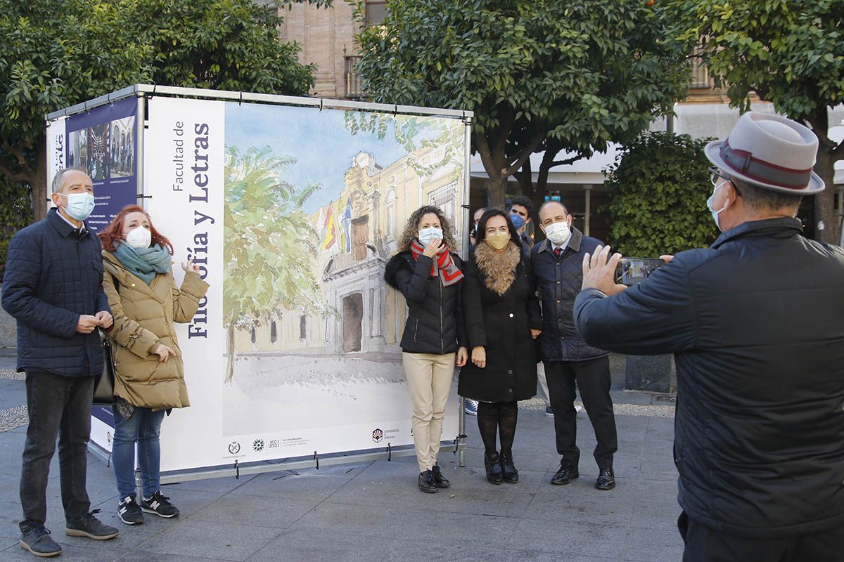 Exposición urbana de la UCO en Las Tendillas