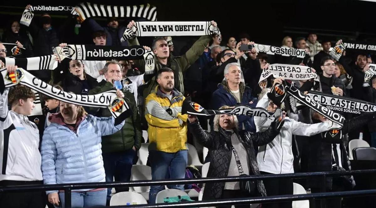 La afición del CD Castellón ha acudido en mayor número respecto al curso anterios.